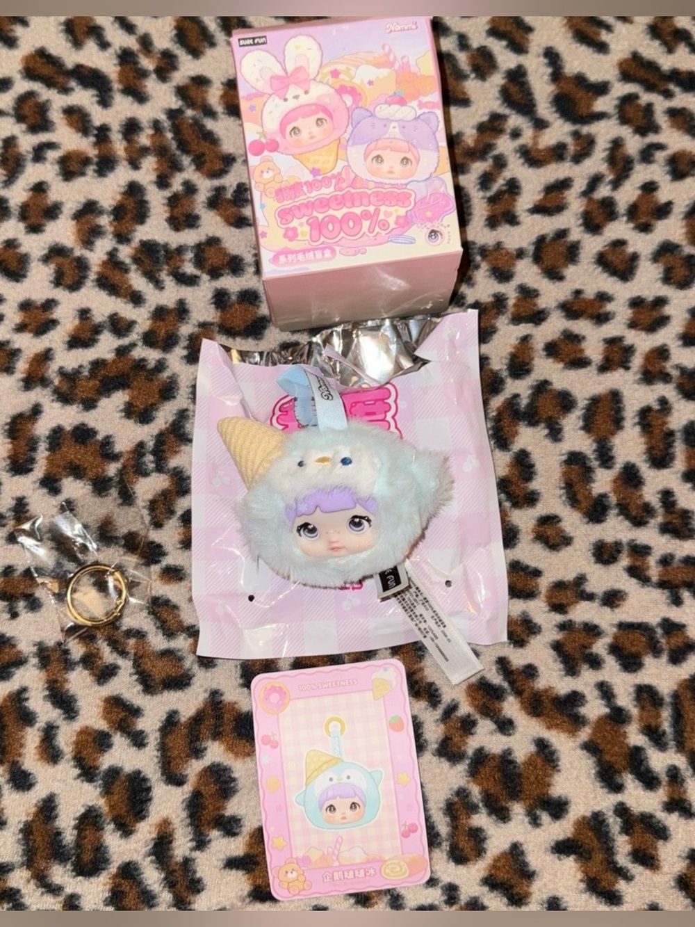 NOMMI 100% Sweetness “Penfuin Smoothy” Mini Plush Pendant Series Blind Box